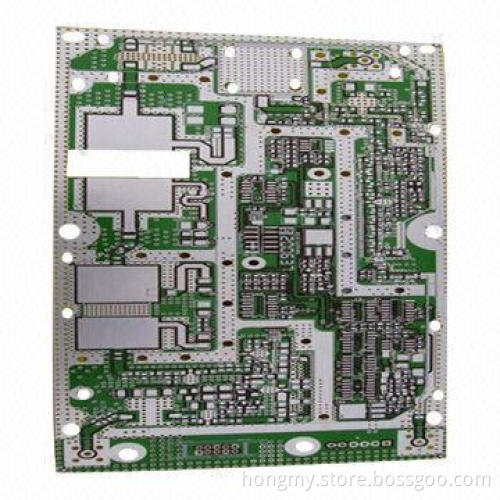 Double-layered Printed Circuit Board with Green Solder Mask for Telecommunications
